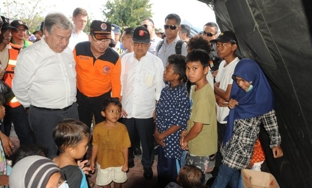 Kunjungi Sigi, Jusuf Kalla Pesan Perlu Penanganan Secepatnya