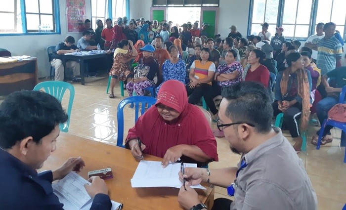 PT Elnusa Lakukan Pembayaran Kompensasi Survei Seismik di Batui Selatan
