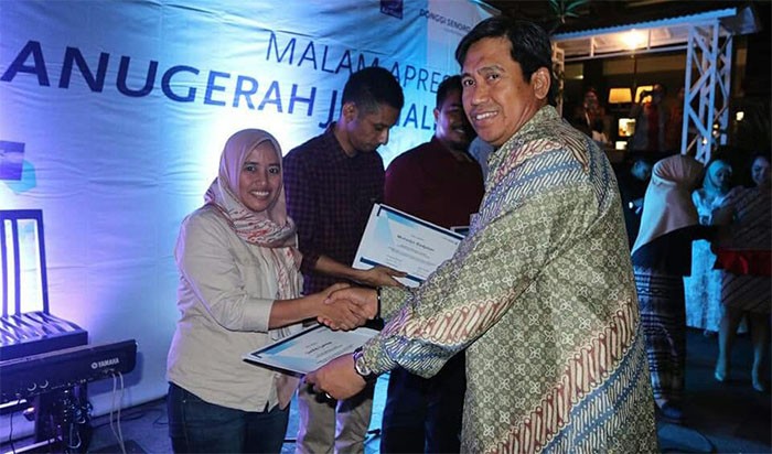 15 jurnalis Meraih Penghargaan Anugerah Jurnalistik DSLNG 2018