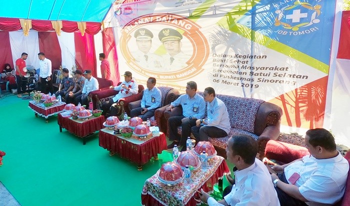 JOB-Tomori Serahkan Satu Unit Mobil Operasional Untuk Puskesmas Sinorang