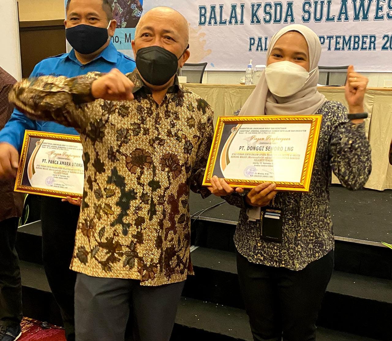 DSLNG Kembali Terima Penghargaan atas Upaya Konservasi Maleo