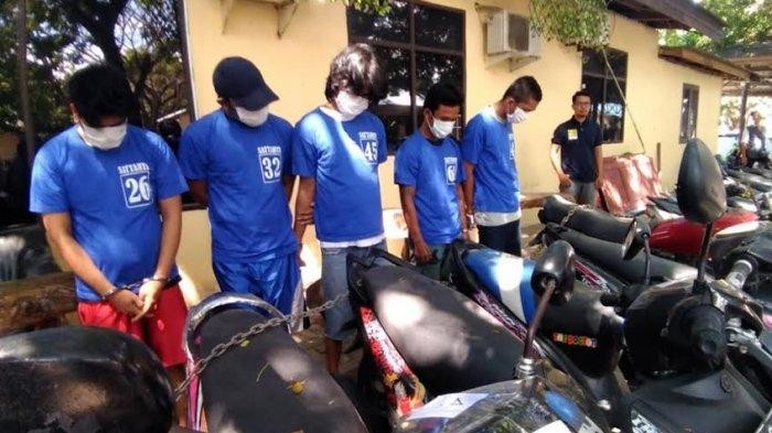 Polres Palu Tangkap 5 Pencuri Motor di Kampus Untad